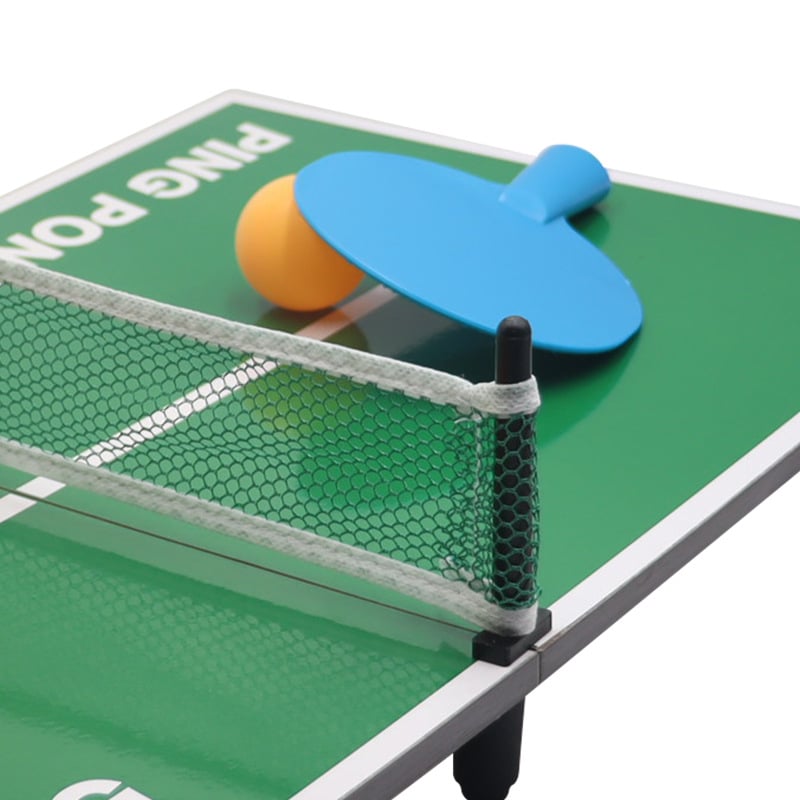 Masă de tenis de masă pentru interior, pliabilă, joc interactiv părinte-copil, construcție MDF, vârste 7–14 și 15–35