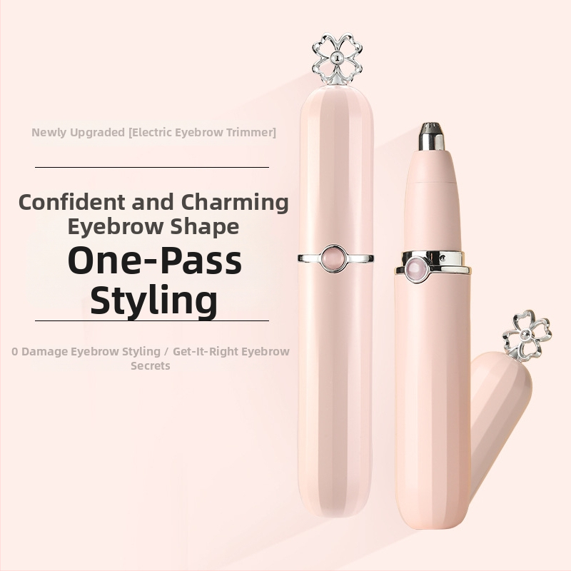 Elektrický strihovač obočia v pere – protiškrabací, USB napájanie, ABS telo, vhodné pre začiatočníkov, domáce použitie