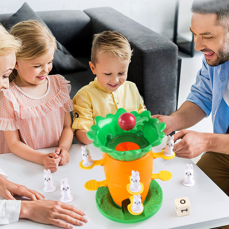 Turn de Echilibru pentru doi - Joc de masă educațional pentru copii 4–6 ani, din plastic