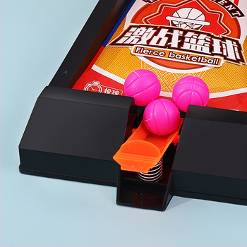 Joc de baschet pe masă pentru doi – interactiv pentru familie, jucărie din plastic, antrenament mental prin acțiuni manuale, pentru copii 7–14 ani