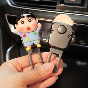 Clip de siguranță auto cu design drăguț de desen animat, extensie interioară, suport reglabil pentru centură, reducere a zgomotului