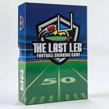 The Last Leg - Party stolna karta igra s temom nogometa i ispijanja (Materijal: papir; Za uzrast 14+; Pakiranje: kutija; Interaktivno zabavno iskustvo)