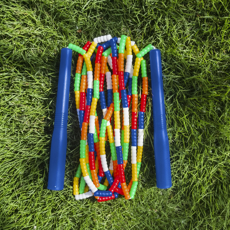 Uže za preskakanje s PVC perlama — Marka Hodyake; dizajn s perlama; pogodno za fitness treninge i sportske aktivnosti