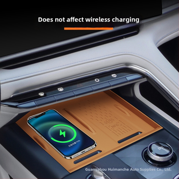 Mangniu силиконова безжична подложка за зареждане – антихлъзгащ защитен под за автомобилен интериор, модел Extreme Krypton 001, съвместима с 26 модела Zeekr 001