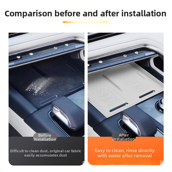 Mangniu силиконова безжична подложка за зареждане – антихлъзгащ защитен под за автомобилен интериор, модел Extreme Krypton 001, съвместима с 26 модела Zeekr 001