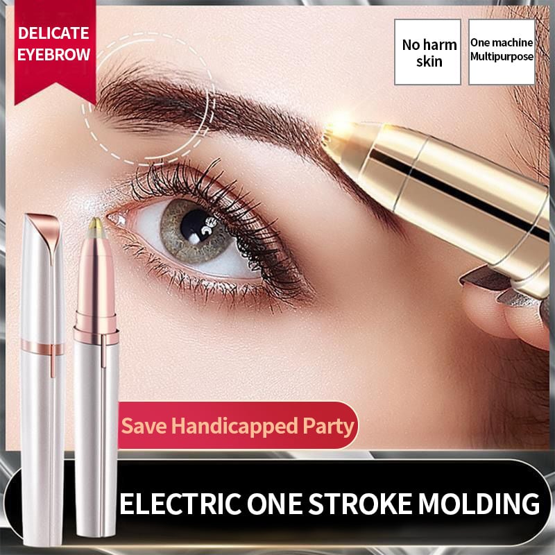 Електрически тример za вежди – ABS+304, USB захранване, 40 g, за оформяне и подстригване на вежди