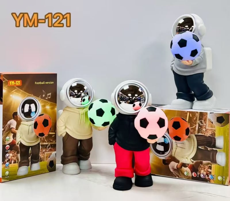 Difuzor Bluetooth portabil cu iluminare RGB, 5W putere, baterie încorporată 1200–2000mAh, Bluetooth 5.3, 60 Hz–15 kHz, rază 10 m, temă spațială