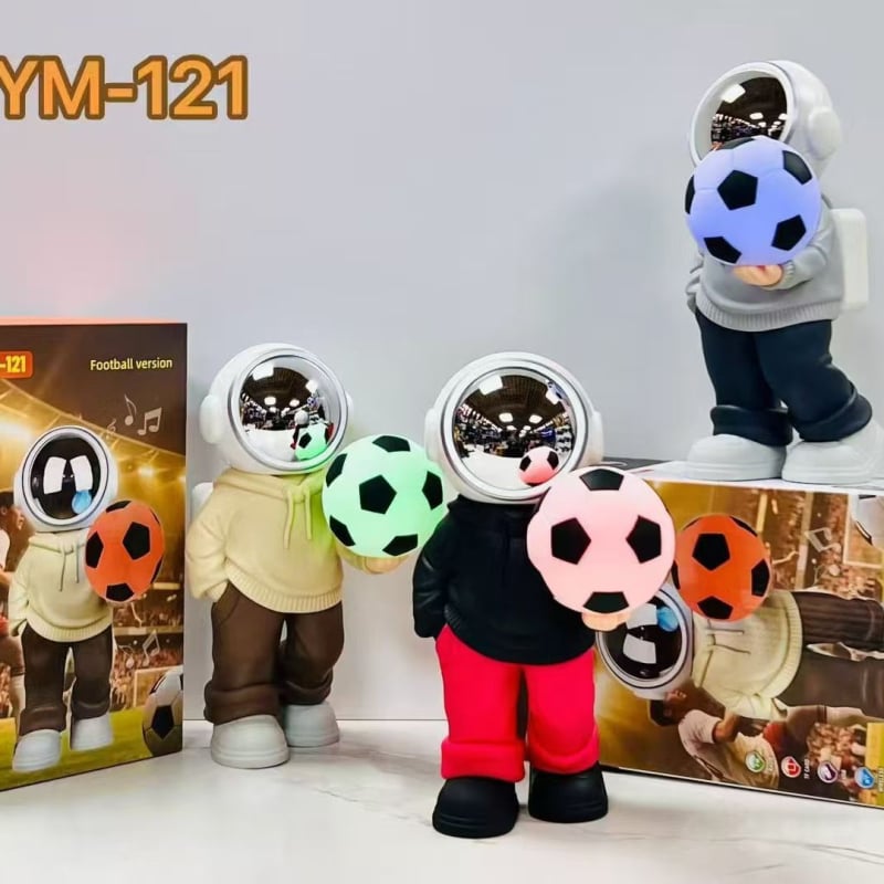 Difuzor Bluetooth portabil cu iluminare RGB, 5W putere, baterie încorporată 1200–2000mAh, Bluetooth 5.3, 60 Hz–15 kHz, rază 10 m, temă spațială