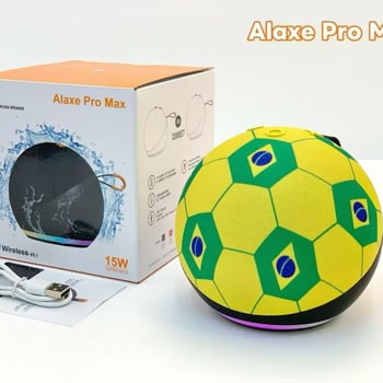 Alaxe Pro Max Boxă Bluetooth Portabilă pentru Birou și Exterior (15W, Bluetooth 5.3, baterie încorporată 1200–2000mAh, interval de frecvențe 100Hz–20kHz, rază de acțiune 10 m)