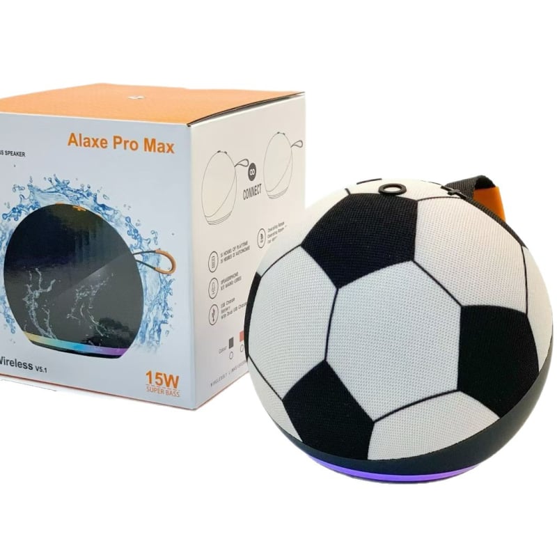 Alaxe Pro Max Boxă Bluetooth Portabilă pentru Birou și Exterior (15W, Bluetooth 5.3, baterie încorporată 1200–2000mAh, interval de frecvențe 100Hz–20kHz, rază de acțiune 10 m)