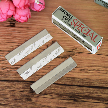 Feather Card lamă pentru conturarea sprâncenelor, aliaj oțel inoxidabil, model Bulk Blade, îndepărtare rapidă a părului sprânenelor, potrivit pentru toate tipurile de piele