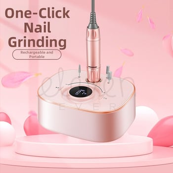 Ηλεκτρικό εργαλείο γυαλίσματος νυχιών, φορητό σετ αφαίρέσεως νεκρού δέρματος και περιποίησης νυχιών, καθαρή μάζα 452 g