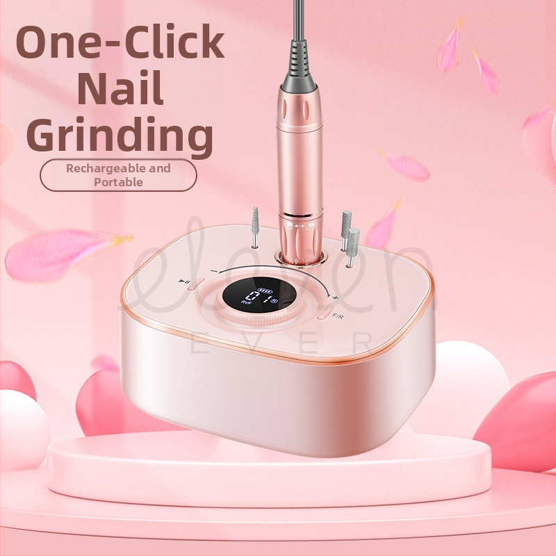 Ηλεκτρικό εργαλείο γυαλίσματος νυχιών, φορητό σετ αφαίρέσεως νεκρού δέρματος και περιποίησης νυχιών, καθαρή μάζα 452 g