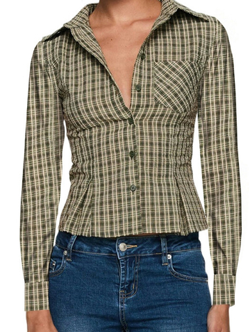 Ženska košulja; Poliester; Kratki rukavi; Ovratnik s reverom; Slim fit; Ulični stil (Poliester; Kratki rukavi; Ovratnik s reverom; Slim fit; Ulični stil)