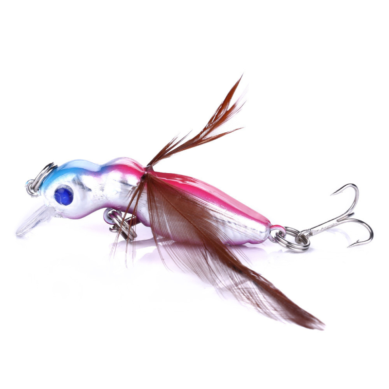 Hengjia 3,5 g plutajuća varalica za slatkovodni ribolov, insekto-bionički tvrdi mamac