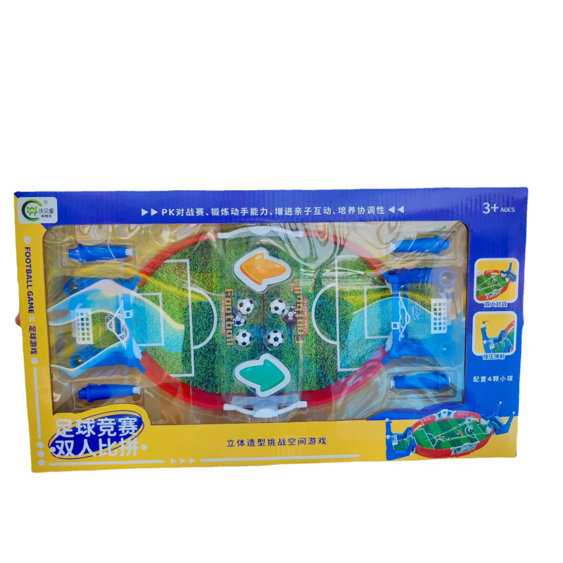 Stolni nogomet s dvostrukom arenom (plastičan, 4–6 godina, koordinacija ruka-oko, komunikacija roditelj-dijete)