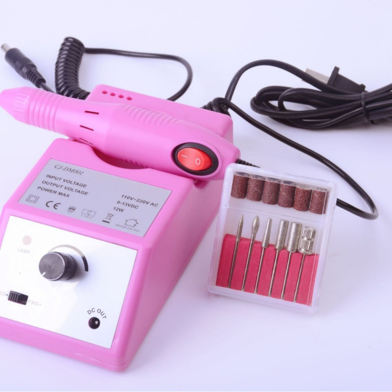 Električna freza za nokte, prijenosni profesionalni polirni alat za nokte, model DM007, 25000 RPM, 12W