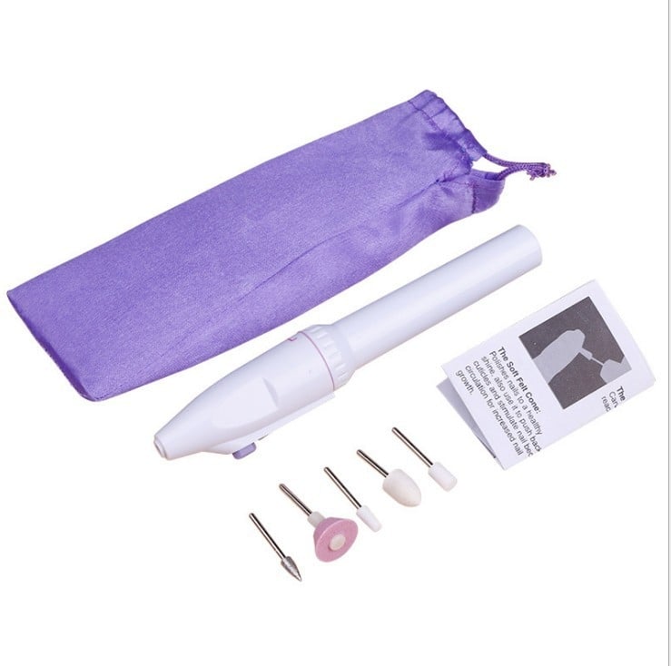 Ηλεκτρικό αρχείο νυχιών – σετ για μανικιούρ και φροντίδα πετσίδων, πλαστικό, μάρκα jinail, εργαλείο λείανσης επιφάνειας νυχιών και σετ κοπής νυχιών