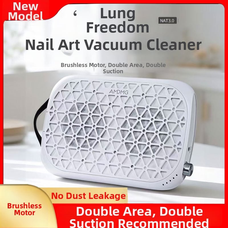 AMDMG Απορροφητήρας σκόνης για μανικιούρ – Μοντέλο G6 Turbo, Υψηλή Απορρόφηση, Φίλτρο Διπλής Τουρμπίνας
