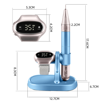 Ασύρματος γυαλιστήρας νυχιών με ρυθμιζόμενη ταχύτητα μέχρι 35000 RPM — επαγγελματικό εργαλείο αφαίρεσης βερνικιού, μοντέλο DM-290, μάρκα Face show, προέλευση Yiwu, καθαρή περιεκτικότητα 0.6