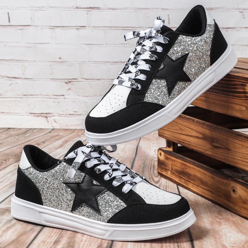 Uniszex gördeszka cipő leopárd mintával, PU+anti-suede bőr, EVA talp, elöl fűzőzárás, alacsony felső rész