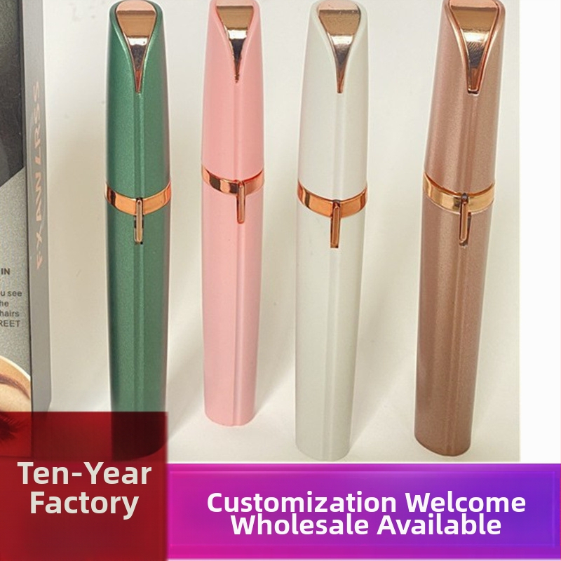 Elektrický zastrihávač obočia, plastové telo, bezdrôtový, batériový, 95 g, pôvod: Wenzhou, 2021