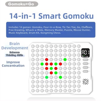 Ploča za Go i Gomoku s AI – višenamjenska ploča za igru za djecu, edukativna igračka