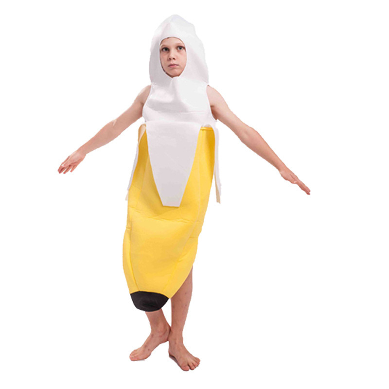 Banán témájú uniszex egydarab jelmez cosplayhez, poliészter anyag, 90–95% poliészter, 2024 tavaszi listázás, 18–24 éveseknek