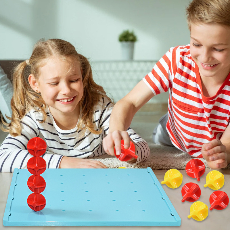 3D stolna obrazovna igra za povezivanje četiri, za djecu 4–6 godina, plastična