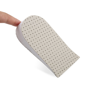 Kétoldalas bőr magasságot növelő talpbetét — anyaga: tehénbőr és EVA; alkalmas sneakersre, bőr cipőre, papucsokra; modell: kétoldalas bőr; funkció: magasság növelés