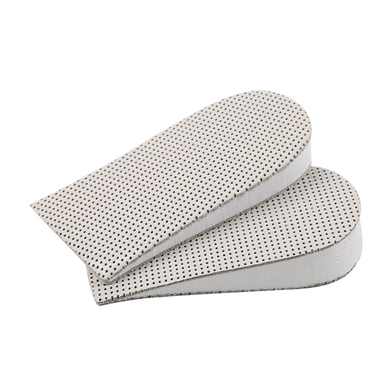 Kétoldalas bőr magasságot növelő talpbetét — anyaga: tehénbőr és EVA; alkalmas sneakersre, bőr cipőre, papucsokra; modell: kétoldalas bőr; funkció: magasság növelés