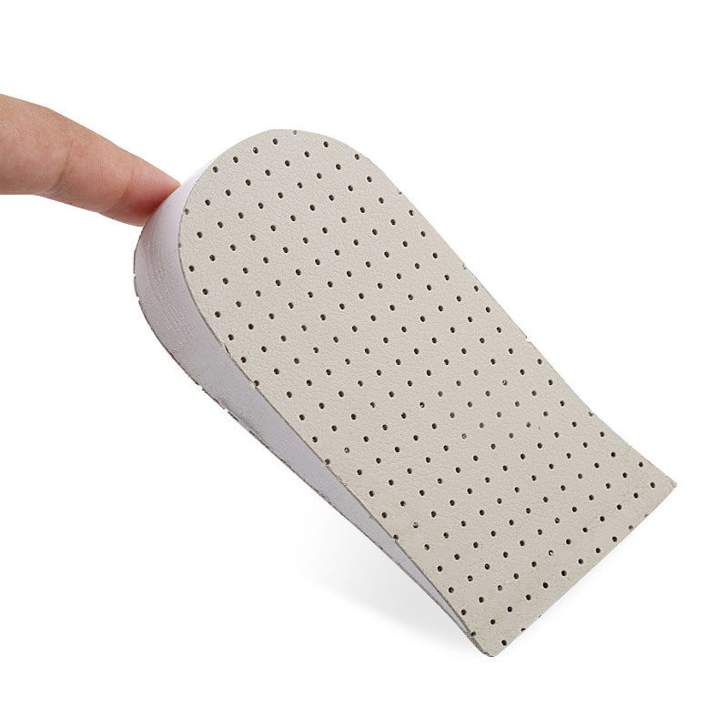 Kétoldalas bőr magasságot növelő talpbetét — anyaga: tehénbőr és EVA; alkalmas sneakersre, bőr cipőre, papucsokra; modell: kétoldalas bőr; funkció: magasság növelés