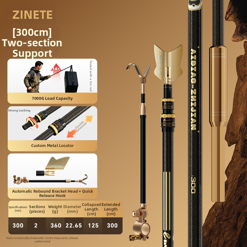 Lingte Karbonski držač za štap – dodatak, bez rotacije, ne-sklopivi