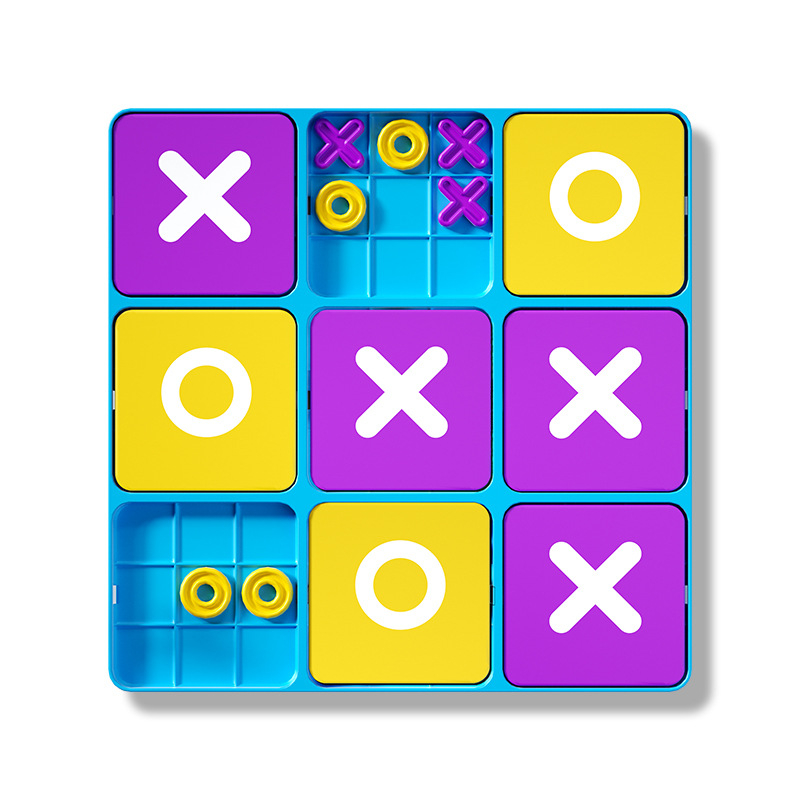 XO Tic-Tac-Toe stolna igra za djecu 4–6 godina — plastika, Xiaodi, za unutarnju upotrebu, razvija logičko razmišljanje