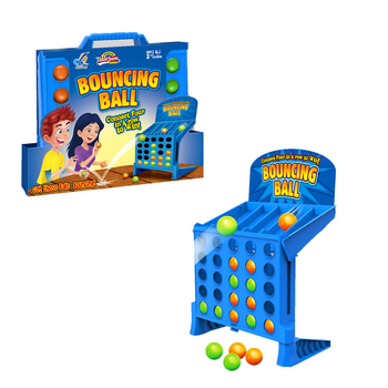 3D Gobang és golyó dobálós asztali játék gyerekeknek — műanyag kivitel, szülő-gyermek interaktív játék, 4–6 éveseknek