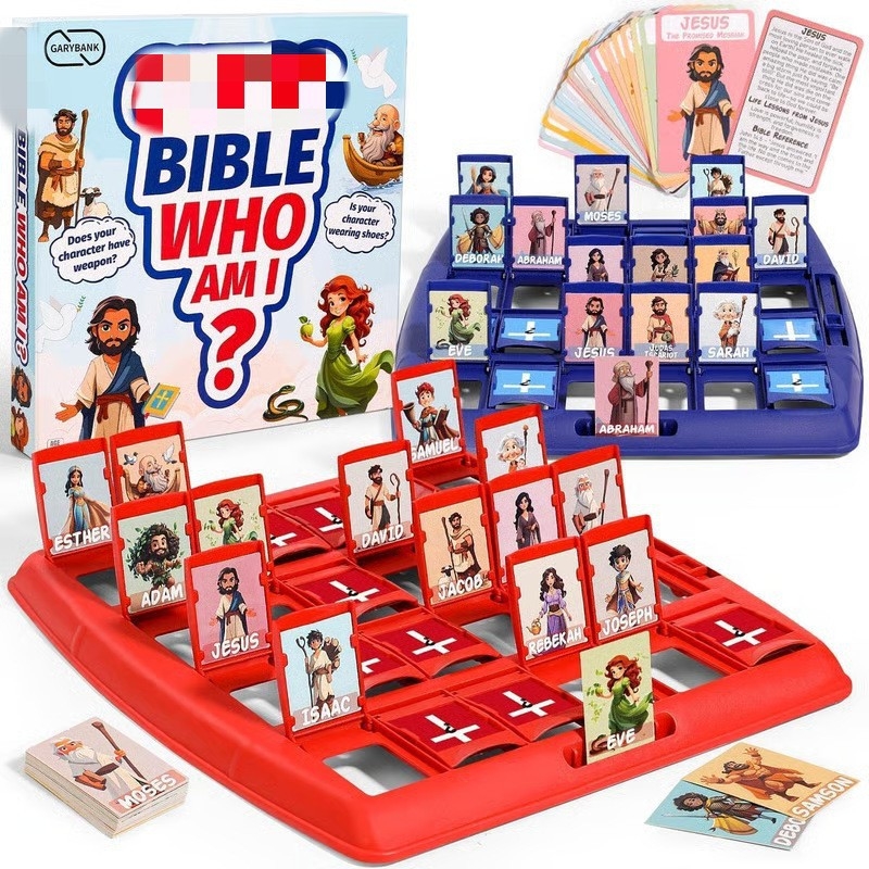 Bible Who Am I? Društvena igra s kartama – Materijal: plastika i papir, Zabava, od 14 godina
