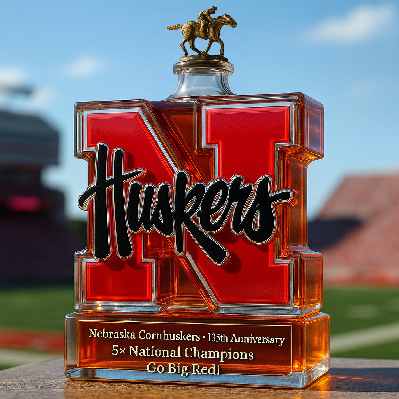 Longhorns Whisky Dekantáló – Üveg, 301–400 ml, Modern egyszerű stílus, Emlékcélú Áztató Üveg Whisky-hez, 2025 tavasz