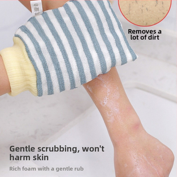 Dvojstranná rukavica na čistenie chrbta do kúpeľa – silný exfoliačný nástroj pre domáce použitie, bezbolestné čistenie pokožky