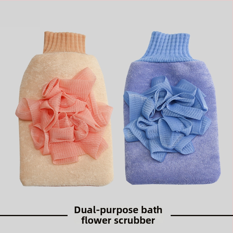 Dvojstranná rukavica na čistenie chrbta do kúpeľa – silný exfoliačný nástroj pre domáce použitie, bezbolestné čistenie pokožky
