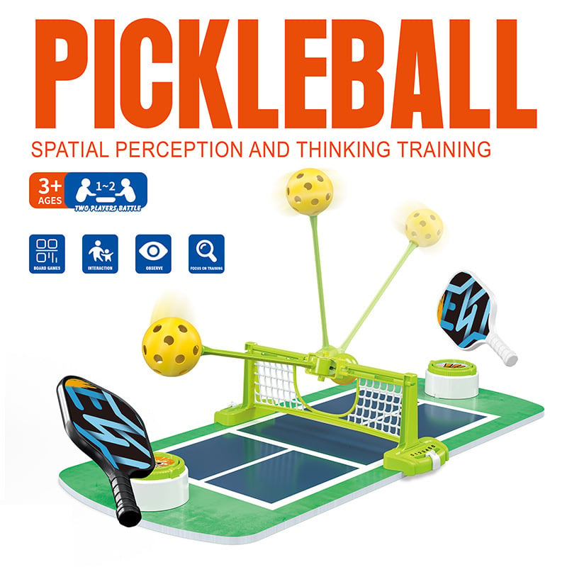 Stolna sport igra za dva: pickleball i stolni tenis, plastična konstrukcija; unutarnja i vanjska uporaba; razvija emocije, vid, inteligenciju i koordinaciju ruke i oka