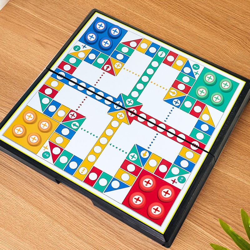 All-in-One Flying Chess i Dama s magnetskom pločom — ABS materijal, uzrast 7–14 godina, razvoj inteligencije