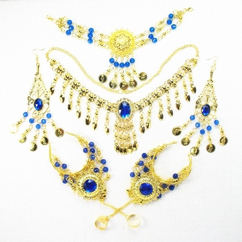 Hasdánc fejfedő – fém indiai táncos fejfedő, Xiaogui márka, uniszex, szabályos lánc, fém medál, téli 2024