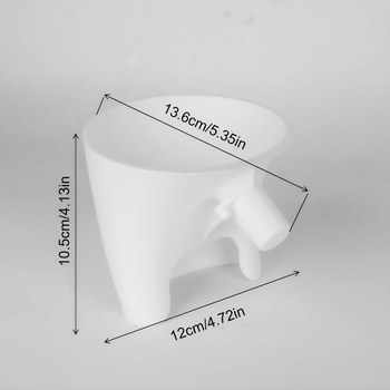 Mixer vertical pentru făină cu pâlnie fixă cu cârlig, ABS corp, ustensilă de bucătărie