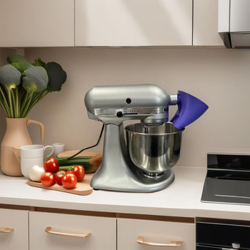 Mixer vertical pentru făină cu pâlnie fixă cu cârlig, ABS corp, ustensilă de bucătărie