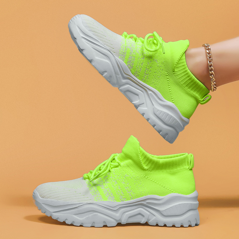 Ženske mrežaste sportske tenisice, slip-on, okrugli vrh, mrežasti gornji dio, mrežasta unutrašnjost, EVA đon