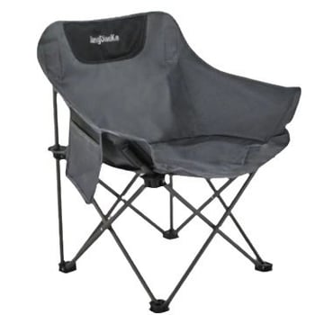 Moon chair kültéri kempingezéshez — összecsukható szék Oxford anyagból és acél vázból, hordozható a tengerpartra és kültéri használatra