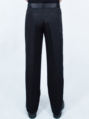 Ανδρικά παντελόνια χορού - ίνα μπαμπού με άνθρακα, 80% πολυεστέρας, κατάλληλα για παραστάσεις στη σκηνή, λατινικούς και μοντέρνους χορούς