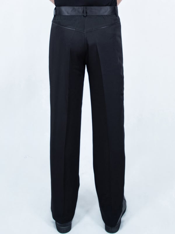 Ανδρικά παντελόνια χορού - ίνα μπαμπού με άνθρακα, 80% πολυεστέρας, κατάλληλα για παραστάσεις στη σκηνή, λατινικούς και μοντέρνους χορούς