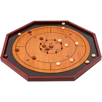 Drvena Crokinole i Backgammon društvena igra - borovo drvo, Cheng ang, 3C drvena igra do 14 godina, razvija logičko razmišljanje, šarena kutija