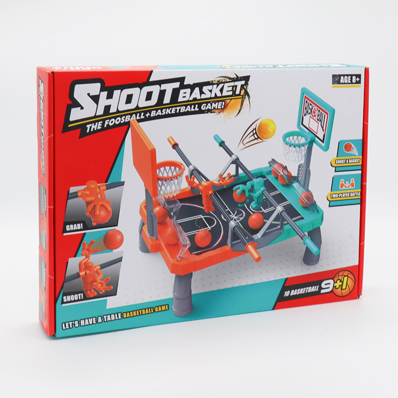 Plastična stolna igra za dva igrača s gađanjem – edukativna unutarnja sportska igra za djecu 7–14 godina